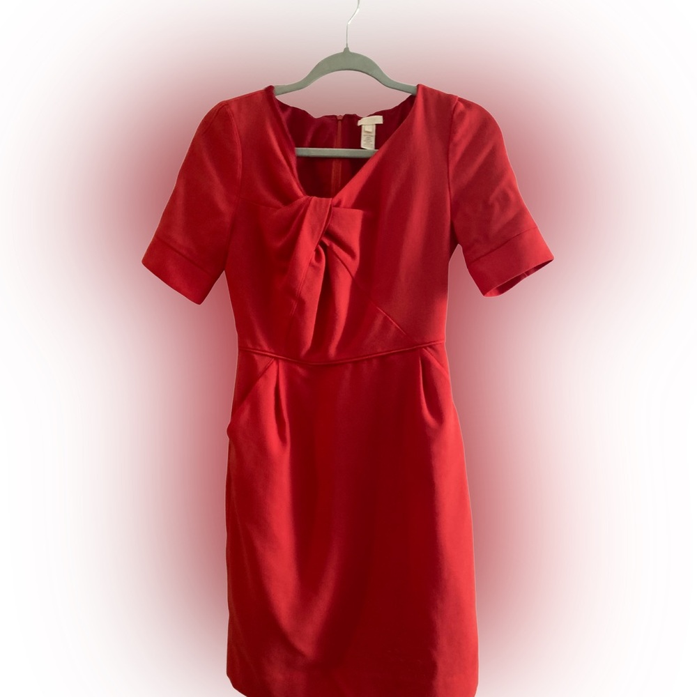 J. Crew Scarlet Mini Dress with Bow